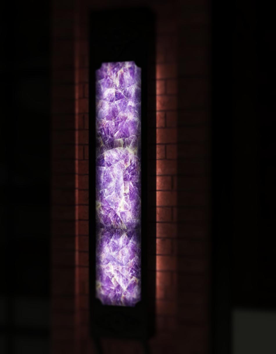 Backlit Amethyst Panel